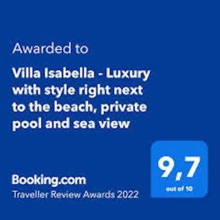 Isabella - Luxury With Style Right Next To The Beach, Private Pool And Sea View